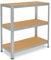 shelfplaza® 100x120x50cm HOME Schwerlastregal verzinkt/Metallregal mit 3 Böden/Kellerregal Metall, Garagenregal, Werkstattregal oder Regal Lagerregal/Steckregal Metall mit 175kg Tragkraft
