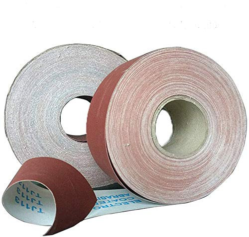 3 Rollen Schleifpapier aus emailliertem Leinen, zum Polieren von Skulptur auf Holz, Wurzeln, Hasen, 1 m x 100 mm, P180