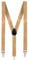 Boland - Hosenträger, verstellbar, elegant, 20er Jahre, Gatsby, Karneval, Halloween, Fasching, Mottoparty, Verkleidung, Theater, Accessoire, Gold