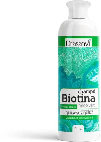 CHAMPU BIOTINA Y ALOE VERA CABELLO GRASO 1L BOTE DRASANVI