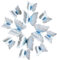 JYPHM 24 Stück 3D Schmetterlinge Deko Abnehmbare Dekoration Wandtattoo Butterfly Wandsticker Schmetterling Wandaufkleber Heimdeko Kinderzimmer Schlafzimmer Deko Blau und Weiß