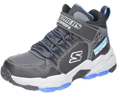 Skechers Drollix - Venture Rush 406418L-BKRY, Boy trekking shoes,winter boots, black, 30 EU