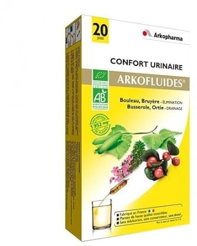 Arkopharma arkofluide confort urinaire 20 ampoules