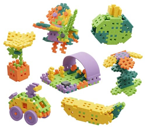 Marioinex 904275 Bloques de construcción Mini Waffle Constructor Botanik 200 Elementos