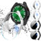 Diruite 4+4 Pièces pour Samsung Galaxy Watch 6 Classic 43mm Protection Écran+Coque,Slim Antichoc Case pour Galaxy Watch 6 Classic 43mm Privacy Protection*2+Transparent Verre Trempé*2+PC Coque*4