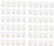 60Pack Replacement Ear Tips Earbud White Silicone Rubber Replacement Mushroom for Radio Acoustic Tube Earpiece/Coil Tube Headset Earbud for Motorola Baofeng Kenwood Midland Yaesu Cobra Icom HYT