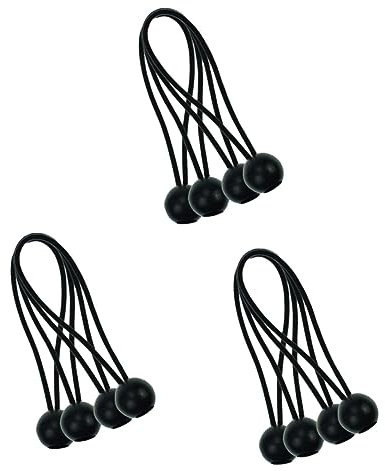 iplusmile 75 STK Hüpfring Mit Ball Baldachin Elastisches Bungee-Kabel Seil Zum Wandern Kugelkopf-Bungee-Seil Spanngurt Fitness Bindeseil Camping