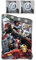 arlis Parure Housse De Couette Avengers Marvel - 140 x 200 Cm avec taie d'oreiller Avengers Marvel (Parure de lit Avengers- A)