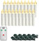 Froadp 10 Stück Mini Weihnachtsbaumkerzen Kabellose mit Timer, Fernbedienung & Clips Warmweiß LED Kerzen Satz Christbaumkerzen Dimmbar Baumkerzen Dekoration für Weihnachten (ohne AA Batterie)