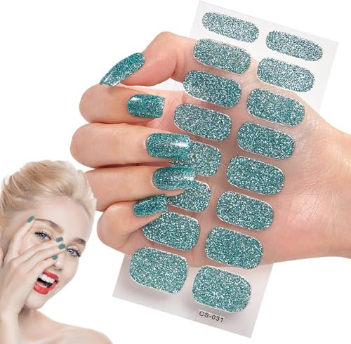 Nail Gel Strips, Semi-Cured Gel Nail Strips, Long Lasting Full Nail Polish Sticker, Easy To Apply Gloss Nail Strips, Peel And Stick Nail Wraps, Remove Gel Nail Stickers