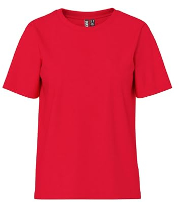 Pieces Damen Pcria Ss Solid Tee Noos Bc T-Shirt (1er Pack)