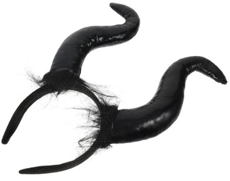PLAFOPE Halloween Horn Headband Horn Headband Devil Horns Comfortable Diy Hair Decoration