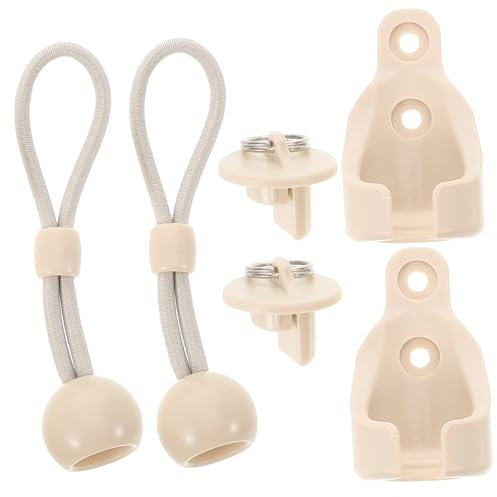 Uonlytech 1satz Bungee Ties Set Für Rollos Windfeste Ballverschluss-ausrüstung Mit Verstellbaren Endkappen Für Verschiedene Rollos Und Effektiven Windschutz