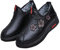 Generico Stivaletti Pioggia Bambino Stivali Alti Donna Stivali con Cerniera Laterale per Donna Stivaletti alla Caviglia Stivali Corti Scarpe Singole per Donna Scarpe Stringate Donna (Black, 38)
