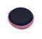 AKORD Hard Carrying Case Bag for Earphones, Black With Pink Zip