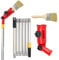 Pinselstange für Decke, winkelverstellbare Pinselverlängerung, lange Pinsel-Verlängerungsstange, flexible Pinselverlängerung, Wand- und Deckenpinselverlängerung, Teleskop-Pinsel-Erweiterung,