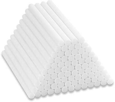 wonkeken 60-Pack Humidifier Filter Refills - 10cm x 0.7cm Cotton Replacement Sticks for USB Mini Humidifiers, Bedside Cool Mist Diffusers, Desktop Radiators - Compatible with Most Small Humidifiers