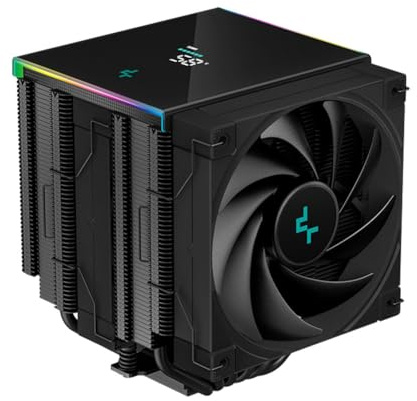 Qerwsdty AK620 Digitaler CPU-Kühler CPU-Luftkühler mit 6 Heat Pipes 6 Heat Pipe X79 X99 Prozessorkühler Kühler für 2011 V3 AM4 AM5 1700 2066 115X