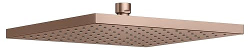 KEUCO Kopfbrause, eckig, 250x250 mm, 53086290100, Farbe: rotgold gebürstet