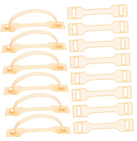 Homoyoyo 100sets Cardboard Box Handles Heavy Duty Grab Handle for Cartons Boxes More Easy to Install Comfortable Grip for Convenient Handling Practical Shipping