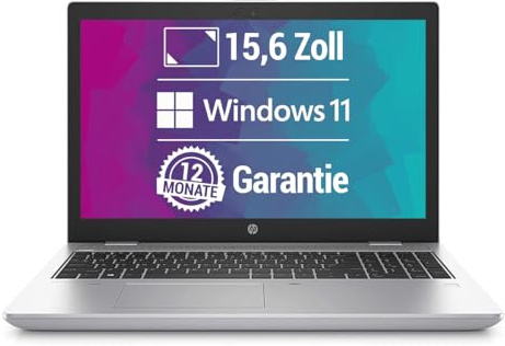 HP ProBook 650 G5 15,6 Zoll Full HD Laptop Intel Core i5-8265U@ bis zu 3,9 GHz 16 GB 1000 GB SSD mit Windows 11 Pro & GRATIS Antiviren-Software inkl. 12 Monate Garantie (Generalüberholt)