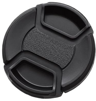 Generisch Linsenkappe Snap -on - Center Pinch Objektivabdeckung | Front Len Cap | Linsen Cap Keeper mit 46 -mm -Filter -Thread | Ersatz für Schutzkamera für Bildaufnahmefilm -Videobandfotografie