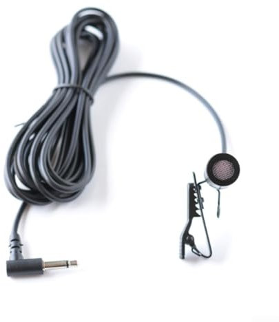 Eawfgtuw Unidirectional Car Microphone With 300CM Cable For Navigation Use Microphone for Pioneer AVH Radio Car Mic DVD Navigation Radio Stereo Player Head Unit