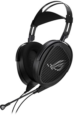 ASUS ROG Kithara Gaming/Audiophile Open-Back Wired Headphones with Mic – ROG-Tuned HIFIMAN Planar Magnetic Drivers, Adjustable Headband, Extra Ear Pads, Compatible with DACs, Amps, PC, Console, Mobile