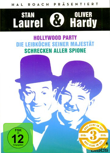 Stan Laurel & Oliver Hardy:  Hollywood Party / Die Leibköche Seiner Majestät / Schrecken Aller Spione