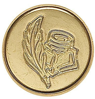 Manuscript Classic Seal Set with Red Wax and Quill Coin