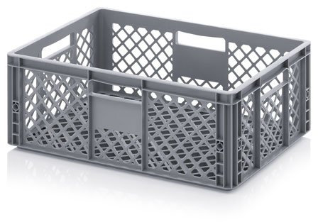 Brotkorb, Cateringbox offen gelocht 60x40x22 cm