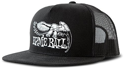 Ernie Ball officiel Noir Avec Avant Noir Eagle Logo Chapeau