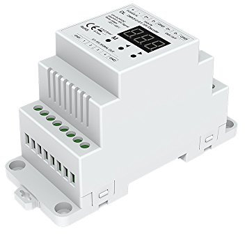 DMX512 to 4CH 0-10V Decoder 0-10V LED Dimmer DMX512 Signal to 0-10V Signal RGB/RGBW controller 4 Channel Dimmer 5-24V