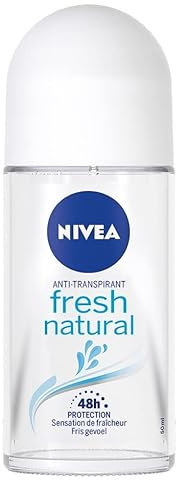 NIVEA Deo Roll-on Women „Fresh Natural“ mit Aluminium, Anti-Perspirant - 6er Pack (6 x 50 ml)