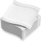 MALACASA Série Flora 12 Assiettes à Dessert Blanches en Porcelaine pour Tapas Gâteau Frites, Petite Assiettes Carrées 21 cm, Assiettes Service de Table Passe au Micro ondes et au Lave-vaisselle