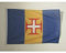 BANDERA NAUTICA de MADEIRA 45x30cm - Pabellón de conveniencia MADEIRA - PORTUGAL 30 x 45 cm anillos - AZ FLAG
