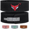 Mytra Fusion gewichthebergürtel 100% Echtes Leder Weightlifting Belt weiße Schnalle, Lifting Belt for Fitnessstudio, Fitness, Training, gewichthebergürtel Herren & Damen Gym Belt (Schwarz, S)