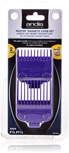 Andis Master Magnetkamm-Set, 2-teilig, 0,5/1,5