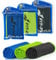 Fit-Flip Kühltuch 3er Set – kühlendes Handtuch Fitness und Sport – mikrofaser kühlhandtuch – Airflip kühltücher – cool Ice Towel (schwarz-grün/grün/dunkel blau-grün, 100x30cm)