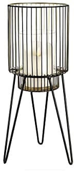Casablanca modernes Design Windlicht „Diversity, Metall, Glas, klein