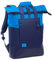 Rivacase Ultraleichter Rucksack Laptop bis 15.6 Zoll - Tagesrucksack wasserabweisend, Schulrucksack und Schultasche, Sportrucksack für Reisen und Arbeit (Blau)
