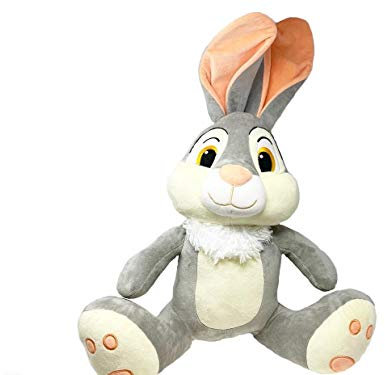 Cartoon Group PTS0553 Plüschtier TIPPETE Bambi Hase Disney Figur Märchen cm 50, grau
