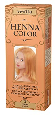 Venita Henna Color Haarfärbemittel, 2 Amber, 75 ml
