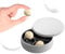 Xmenha Invisible Earphones, Sleep Ear Buds, True Wireless Earbuds for Small Ear Sleeping Bluetooth 5.1 Headphones in-Ear Earpiece 37 Playtime Built-in Mic with Charging Case for iPhone Android Beige