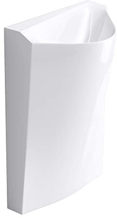 doporro Lavabo a Colonna Per Bagno Lavabo Freestanding da Terra Lavandino Monoblocco a Pavimento in Marmo Resina 55x34x85 cm Bianco Lucido, Lavabo Autoportante Senza Foro Rubinetto Colossum37