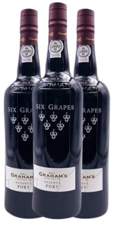 Graham's Six Grapes Porto 75 cl (Schachtel mit 3 Flaschen von 75 cl)