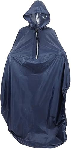 Wasserdichter Regenponcho, Rollstuhl Regenschutz Erwachsene, Wasserdichter Rollstuhlponcho mit Reflexstreifen Wiederverwendbar für Rollstuhl & Elektrorollstuhl Mobilitätsroller