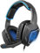 LEONYS Game Headset,Gaming Over-Ear Headphone with Mic Head-Mounted Computer Gaming Headset with Microphone Noise Reduction (Color : Blue)