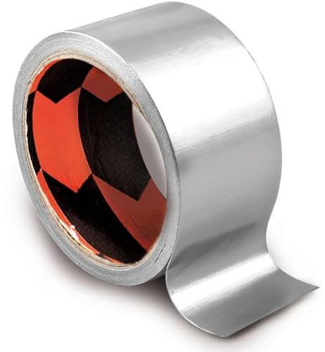 PRENDELUZ Cinta Americana Compacta 10m x 50mm Plata, alta resistencia, impermeable, ideal para reparar, sellar y fijar objetos.