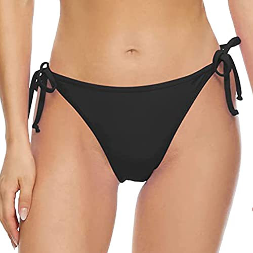 FASLOLSDP Bikini Slip Damen, Bikinihose Seitlich Zum Binden HüFtslip Badeanzug Sexy Triangel Bikini-Slip Extraweiches Heavy Badehose Atmungsaktiv Bequemes Bikini Bottom Badeanzug